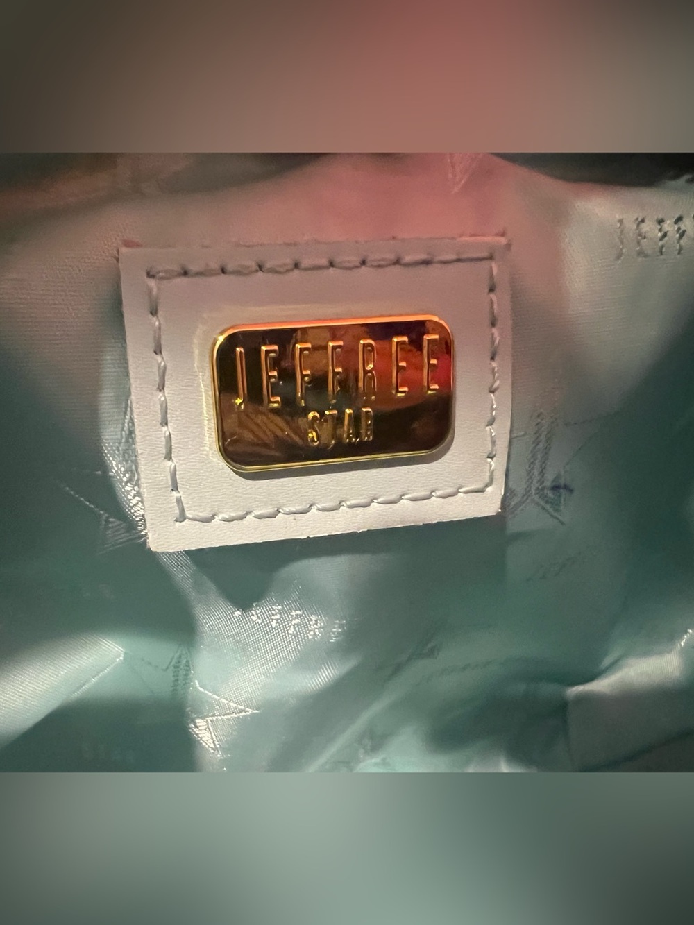 Jeffree Star Baby Blue Logo-Embossed Belt Bag/Crossbody | Star Pattern | GUC❣️ - Picture 7 of 15